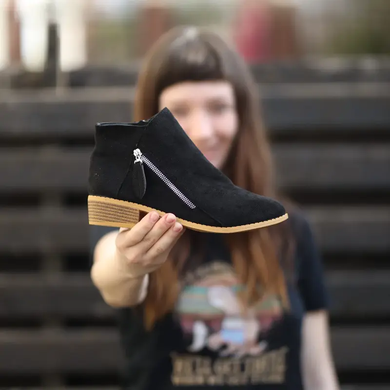 Pandora | Damen Stiefeletten mit Blockabsatz