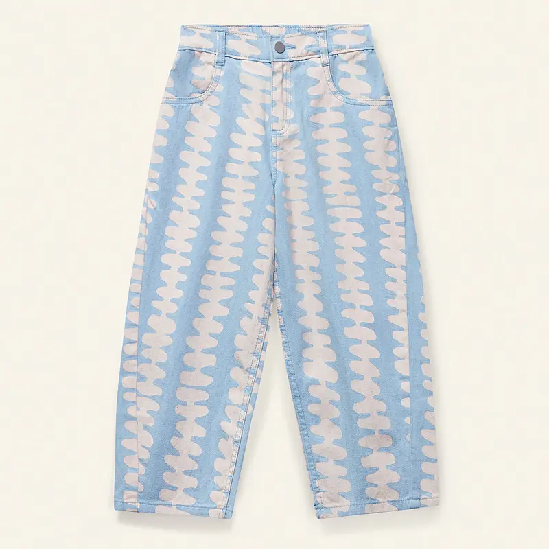 Pant Square Pocket Soft Pink Stripe