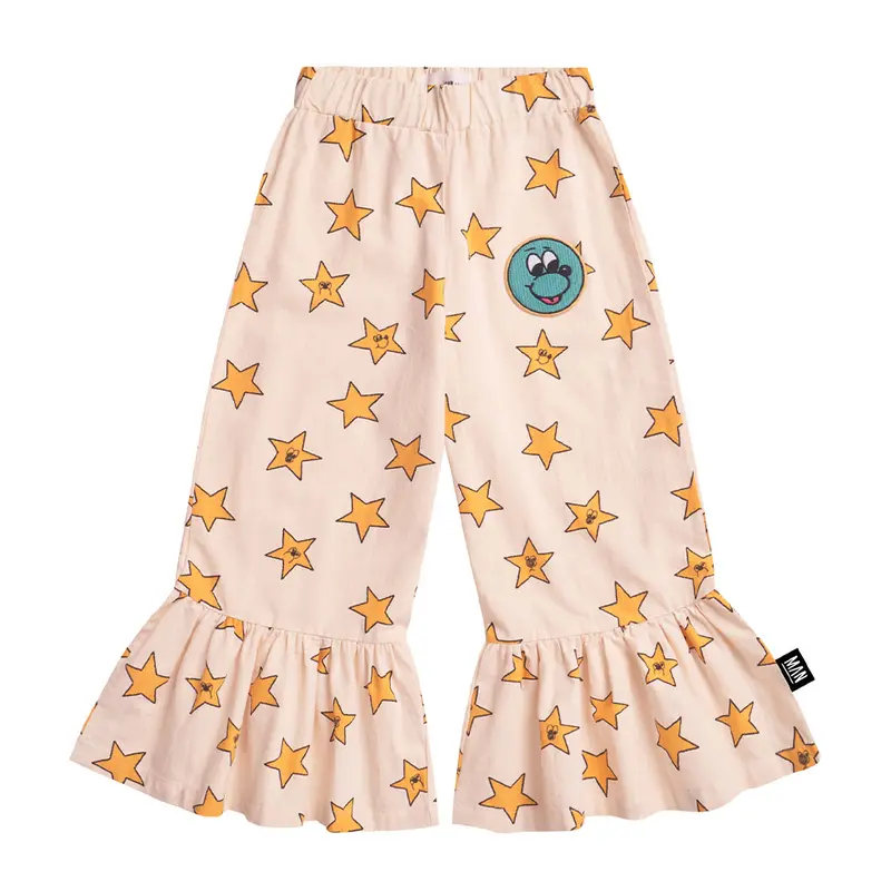Pants Flared Dog Star Yellow