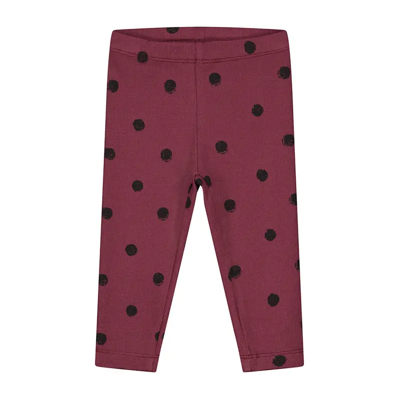 Pants Mini Painted Polka Carben Red