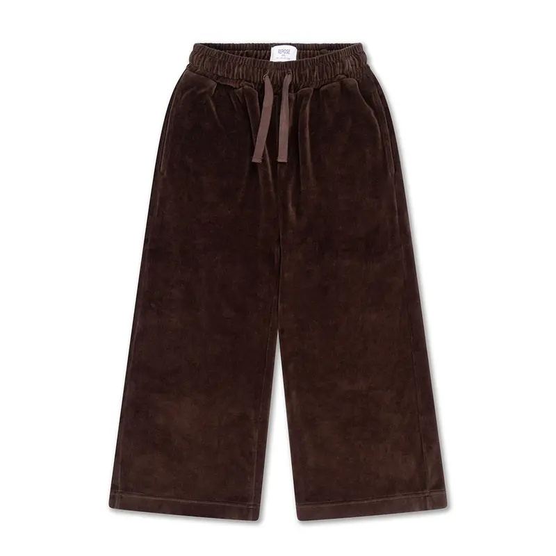 Pants Straight Coffee Brown