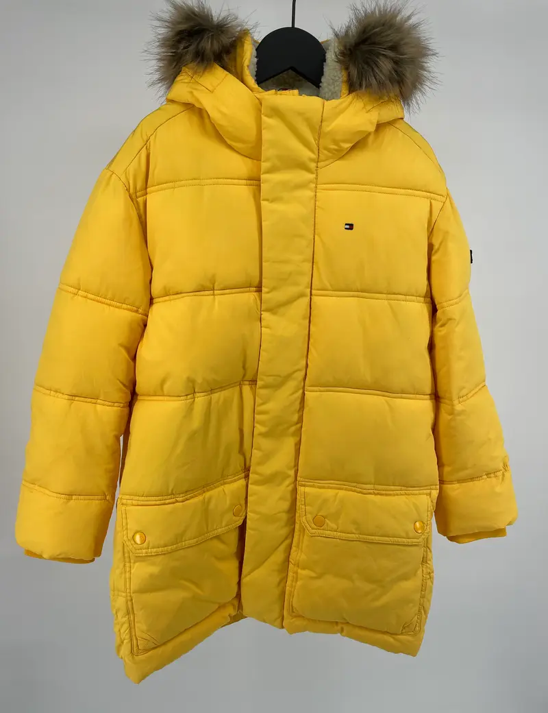 Parka Winterjas Geel Maat 140