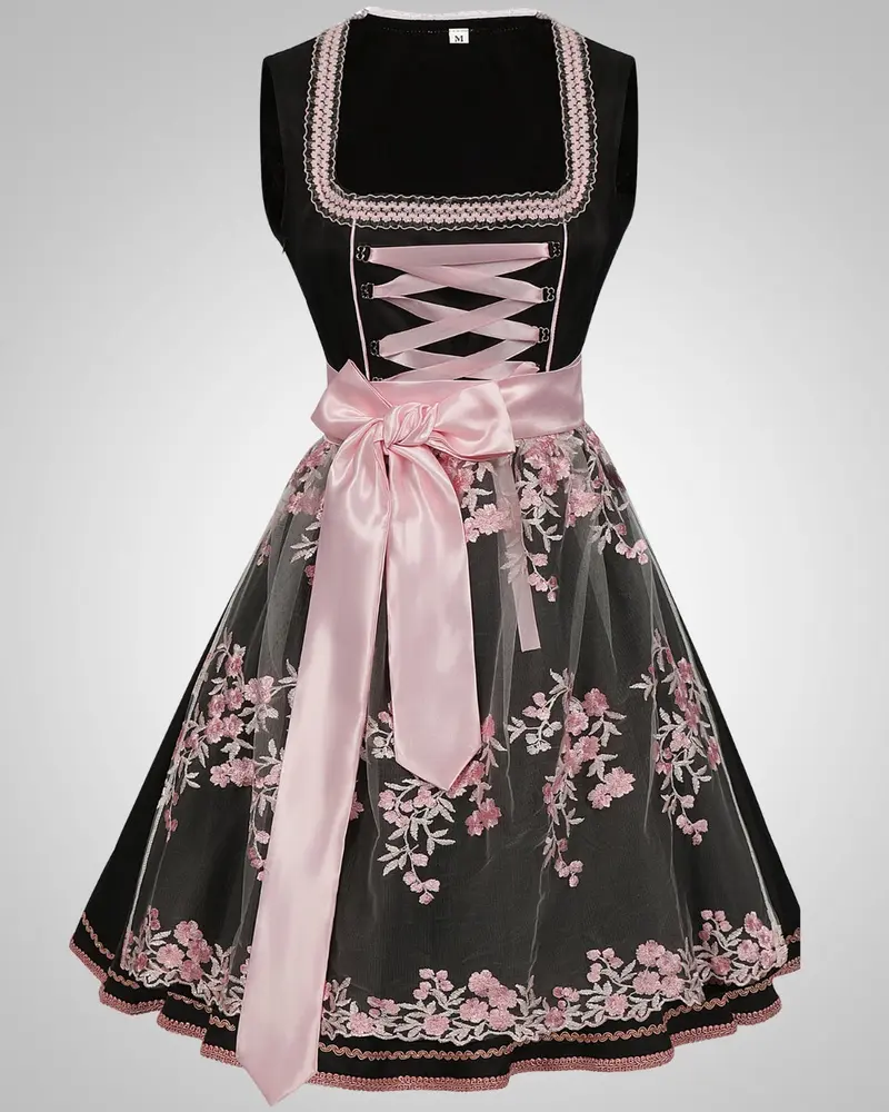 Paula | Damen Traditionelles Besticktes Dirndl