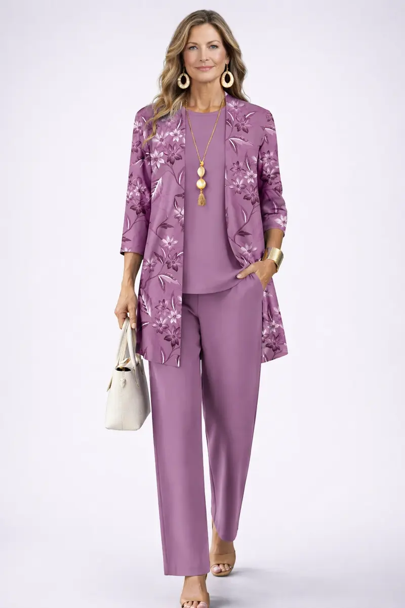 Pauline | Elegantes 3-teiliges Casual-Set