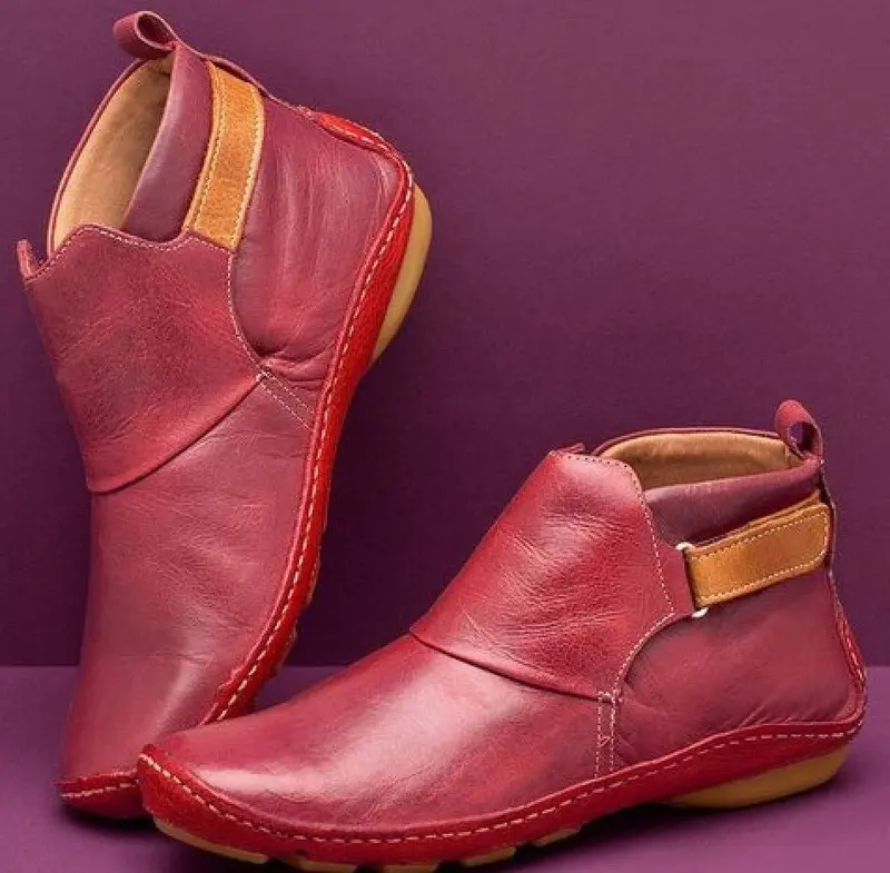Pellucid | Damen Stiefelette mit Riemenverschluss