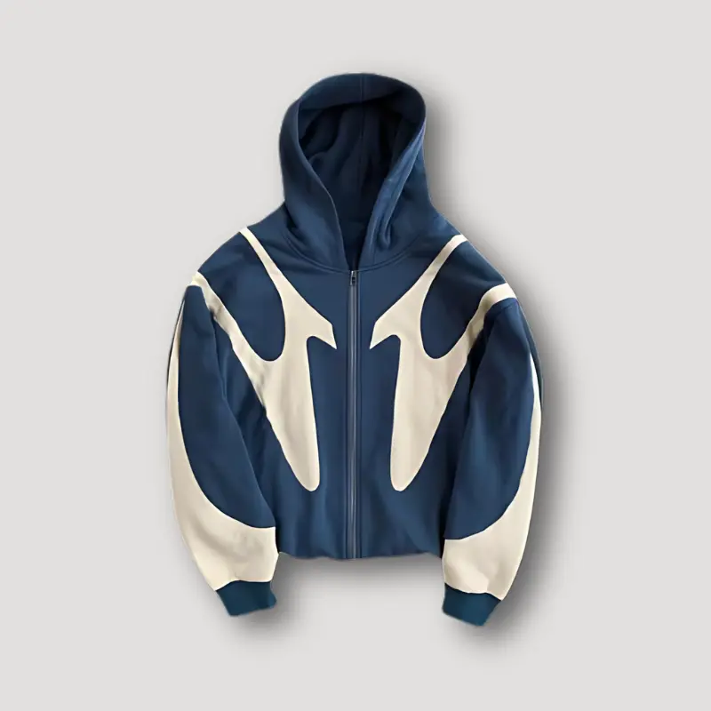 Peter | Herren Trendiger Flammen Kapuzenpullover