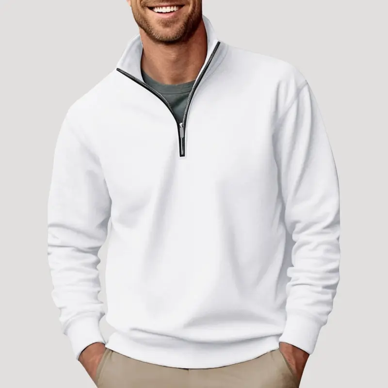 Philipp | Herren Klassischer Viertelzip Pullover