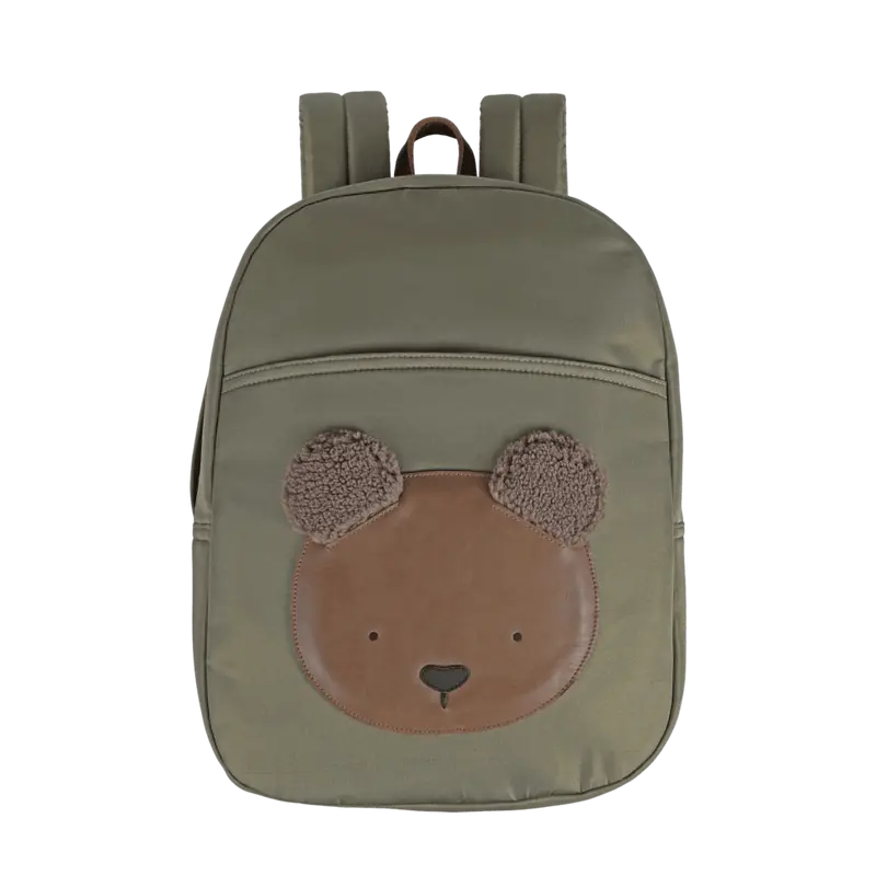 Pibbe Schoolbag | Bear | Stone Taslan