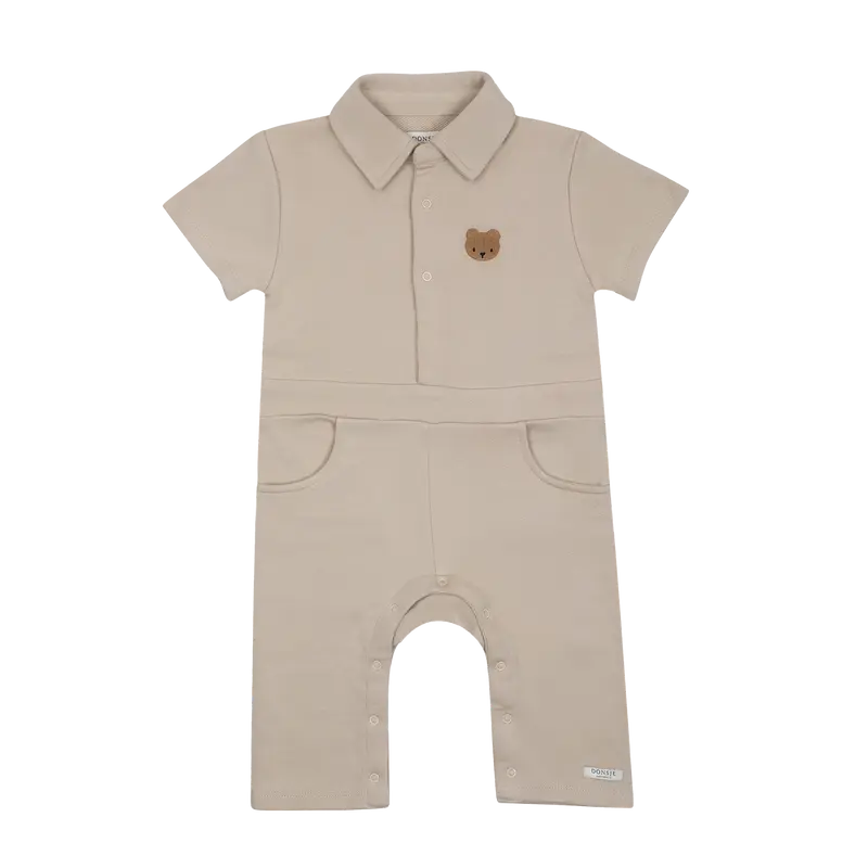 Piebe Jumpsuit | Bear | Biscotti