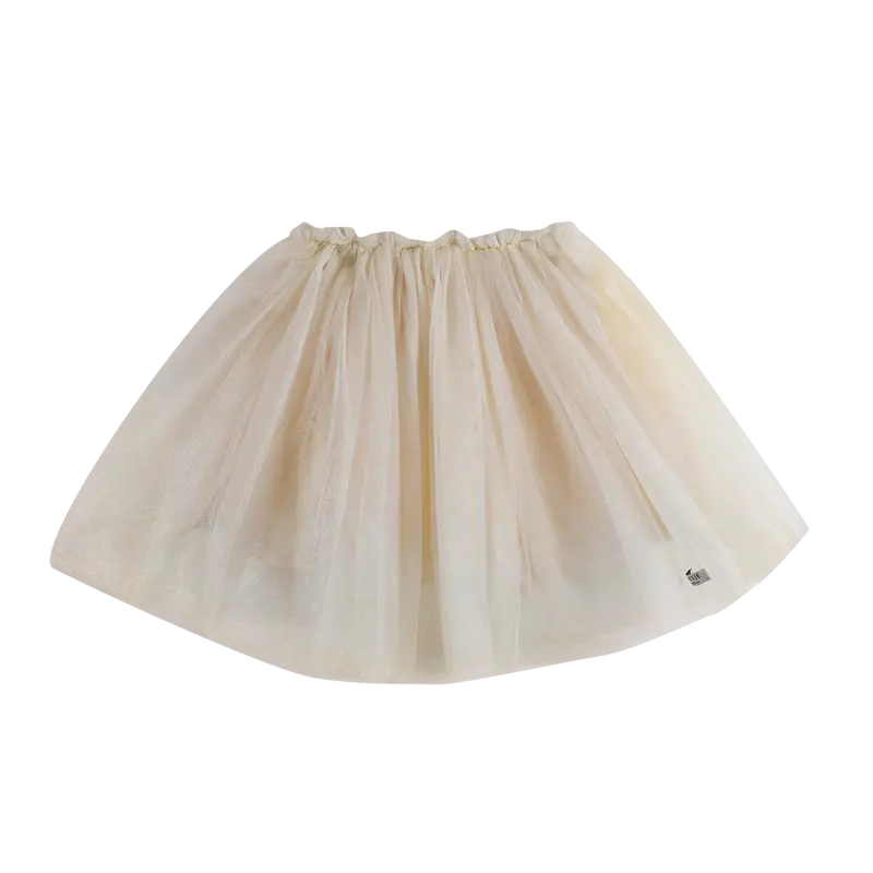 Pien Skirt | Off White Metallic