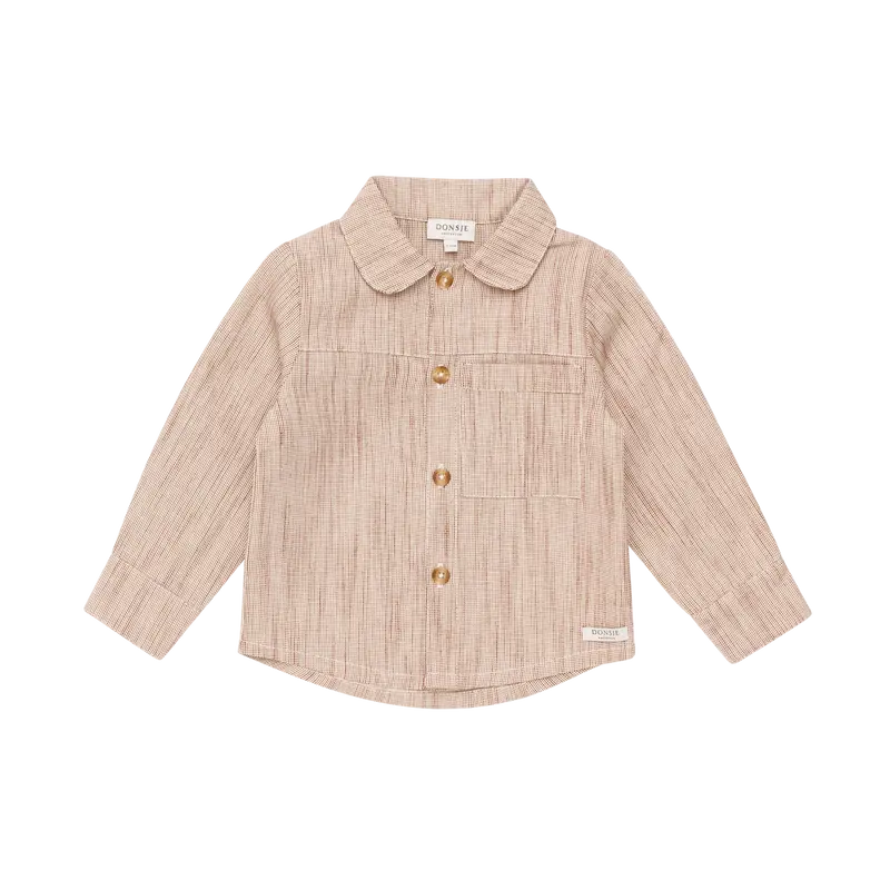 Pieter Overshirt | Rust - White Striped