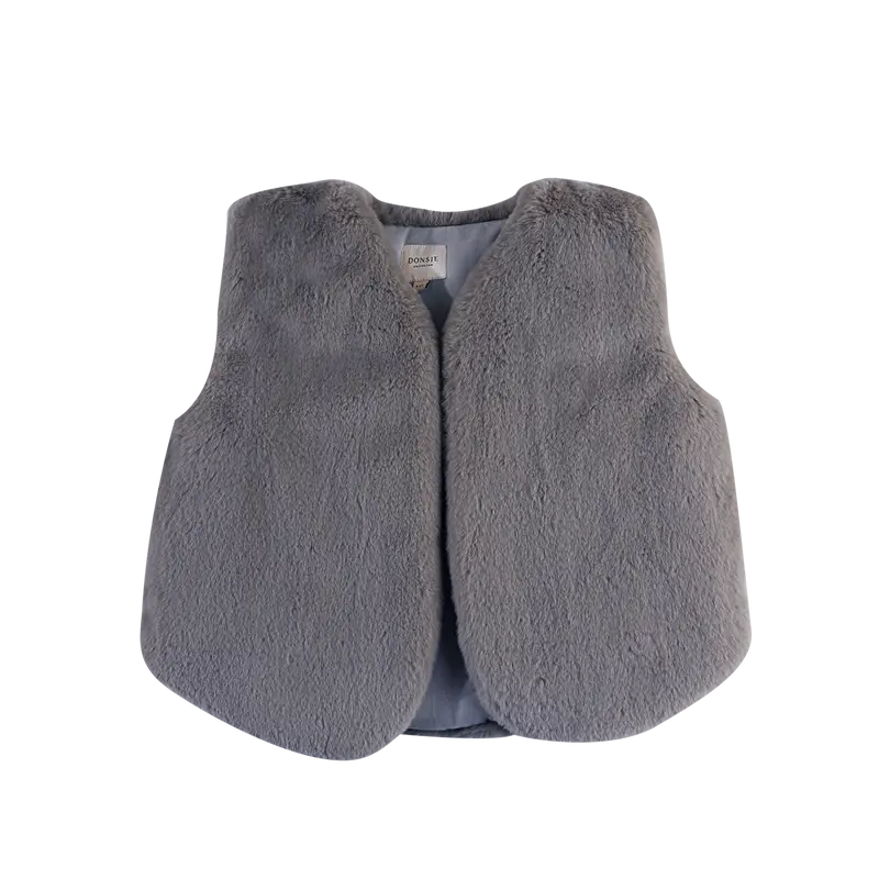 Pimmy Gilet | Cloudy Grey Teddy