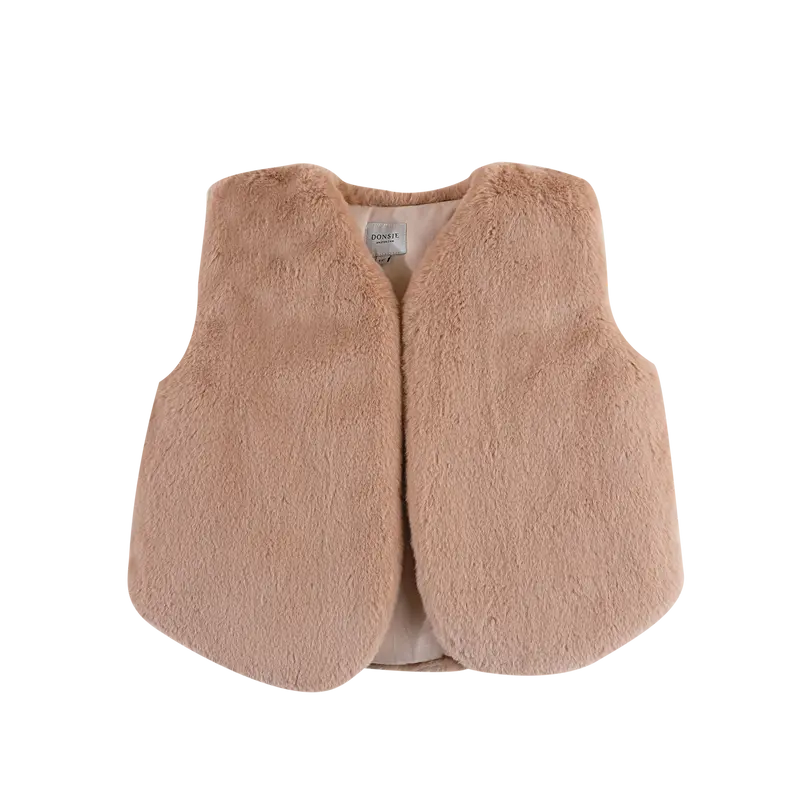 Pimmy Gilet | Cloudy Rose Teddy