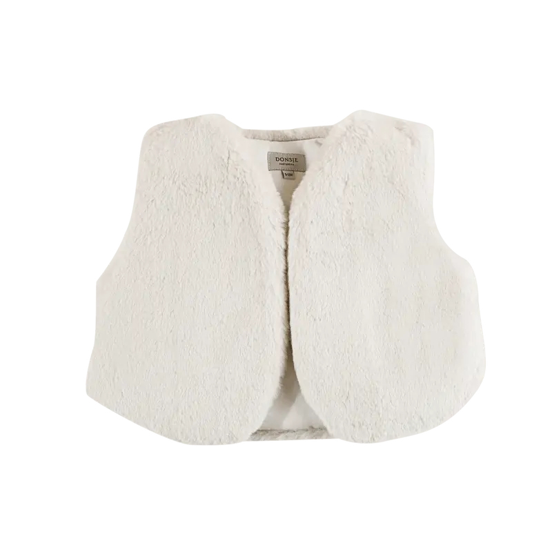 Pimmy Gilet | Off White Teddy