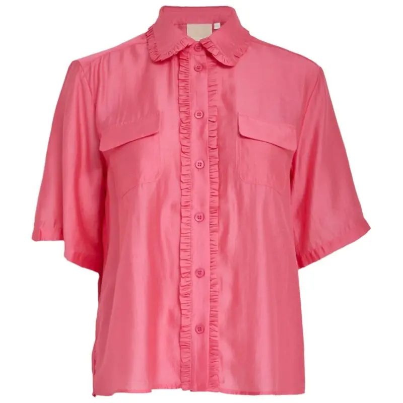 Pink Lemonade ruches shirt Manelle