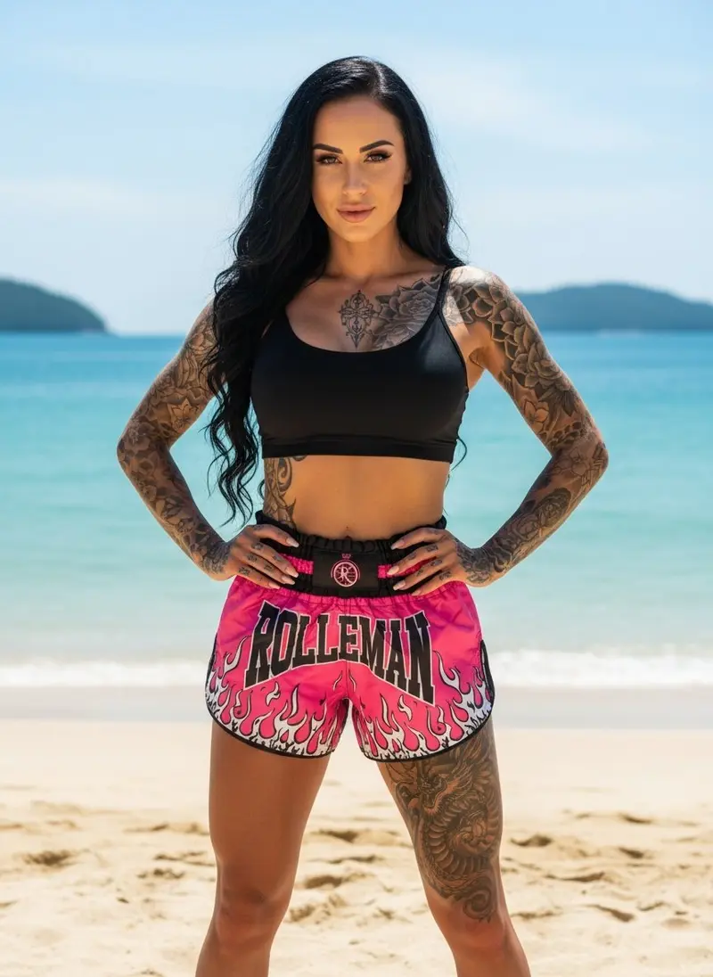 Pink Predator Dames Muay Thai & Kickboks Short