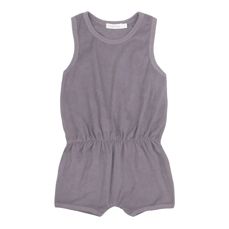 Playsuit Frotté Grey Lavender
