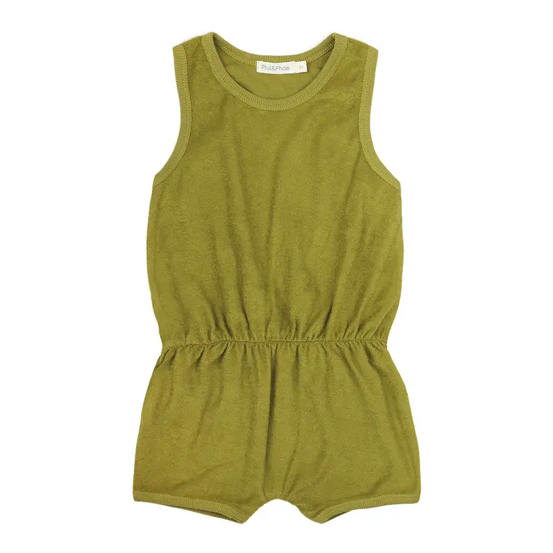 Playsuit Frotté Matcha