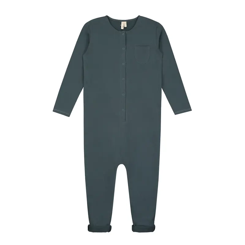 Playsuit Long Sleeve Blue Grey