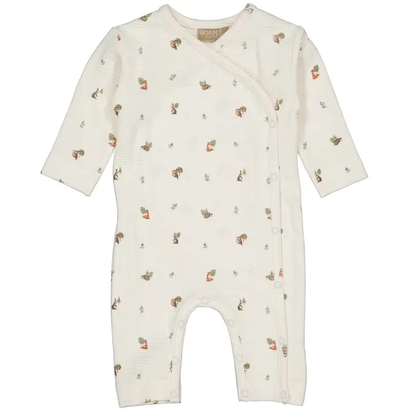 Playsuit met dierenprint | AOP Green Sketch