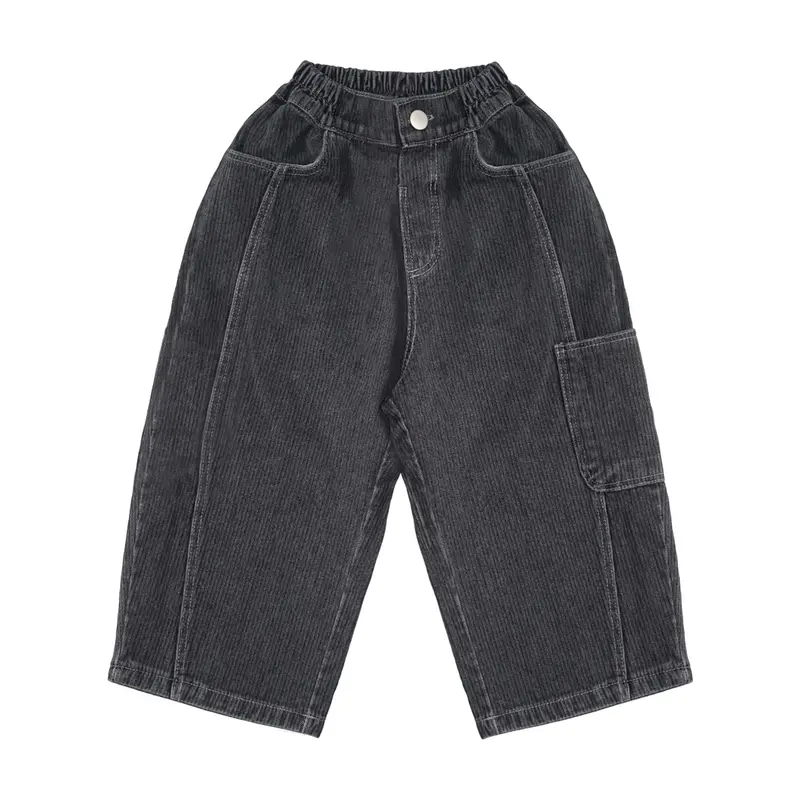 Pocket Denim Pants
