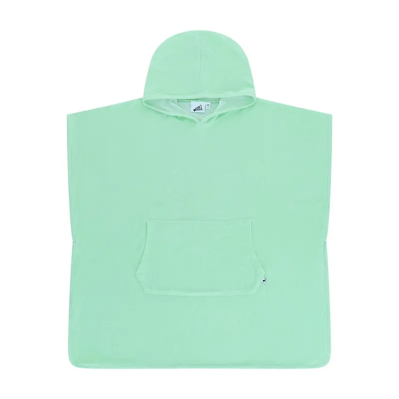 Poncho Towel Smiley Green