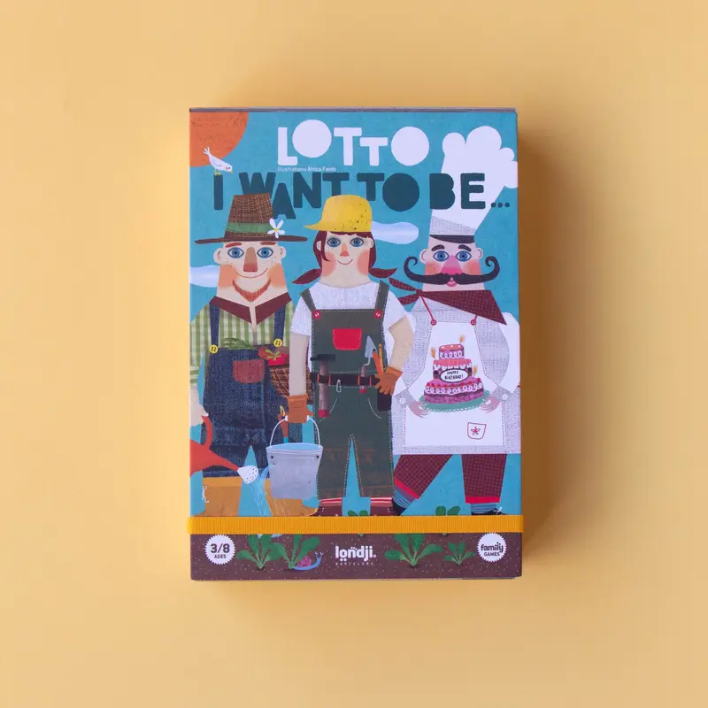 Professions Lotto Board Game