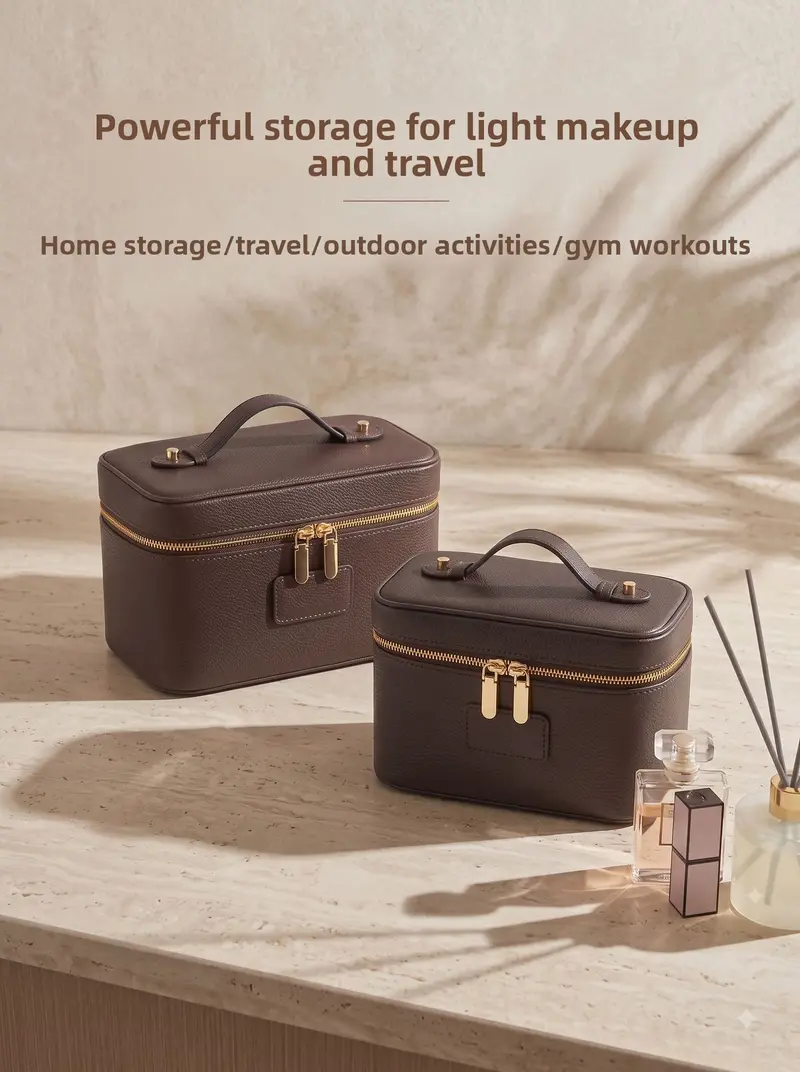 PU-leren make-up tas voor dames