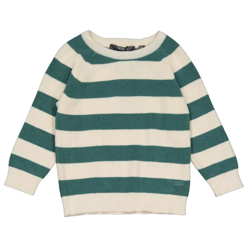Pullover gestreept | AOP Green Stripe