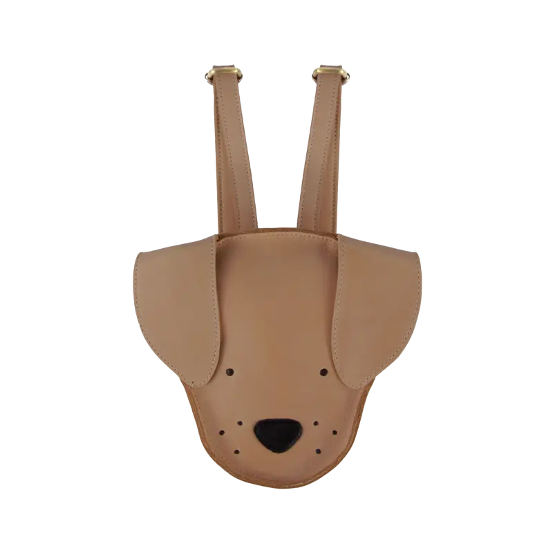 Qapi Classic Backpack | Dog | Light Rust Leather