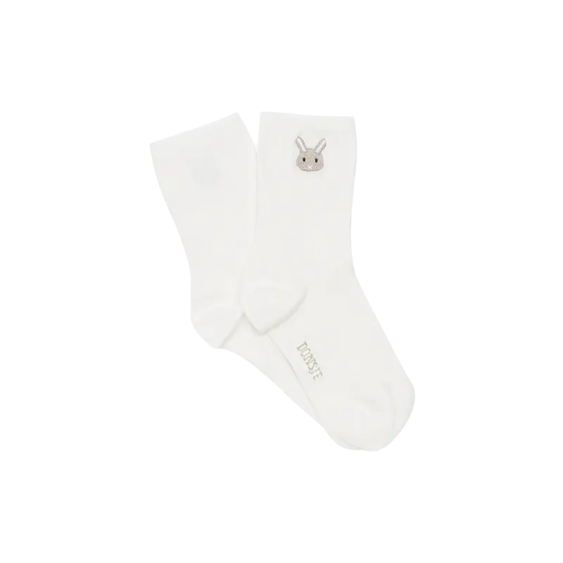 Qell Socks | Bunny | Warm White