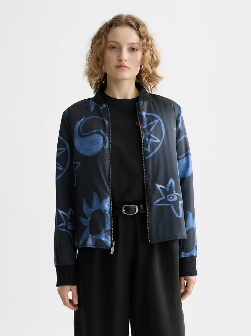 Quilted Reversible Bomber Jacket