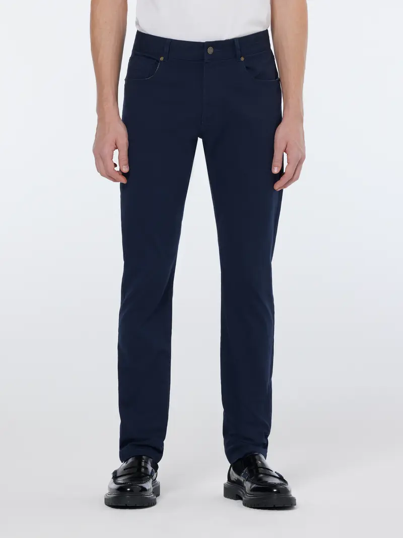 Ralston Washed Cotton Blend 5-Pocket Chino