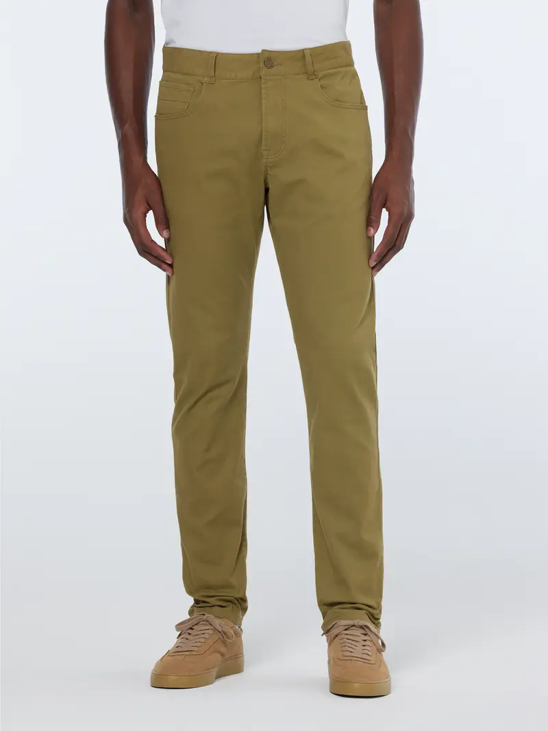 Ralston Washed Cotton Blend Chino Pant