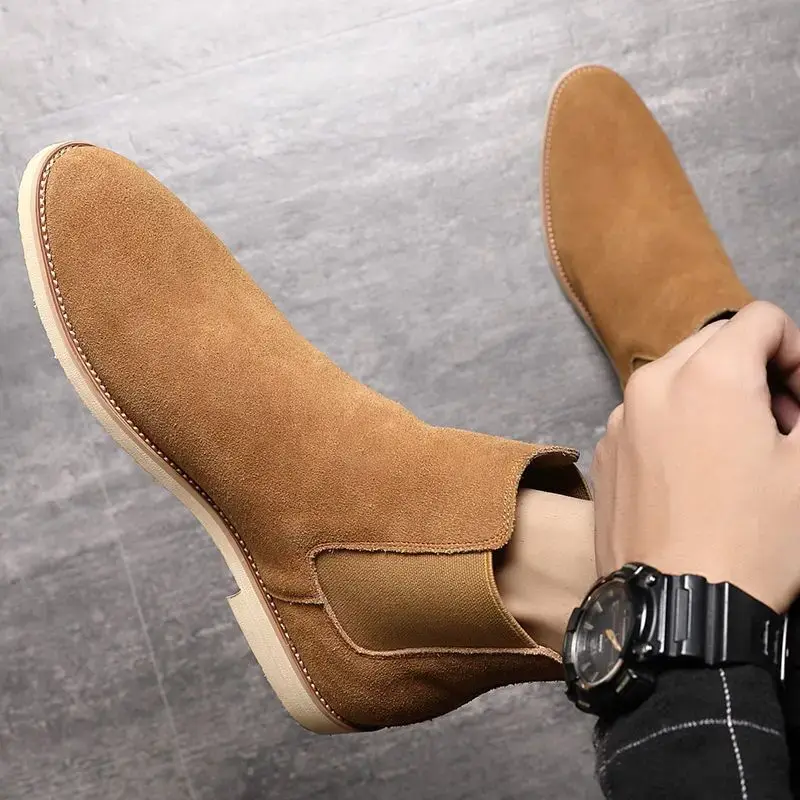 Raphael | Schlupf Hoher Schaft Chelsea-Stiefel