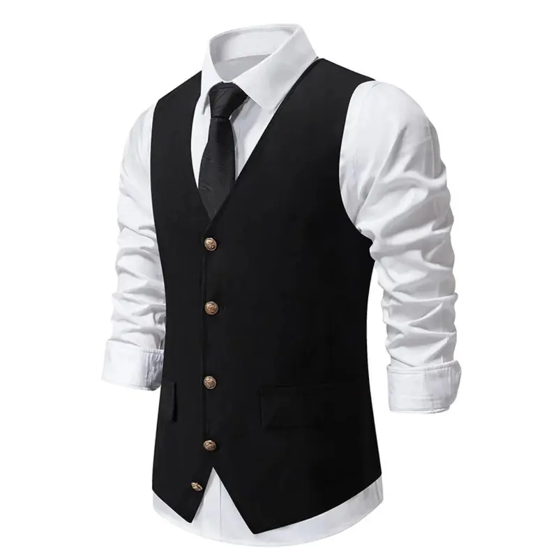 Rasmus | Herren Trachtenweste Slim Fit Anzugweste