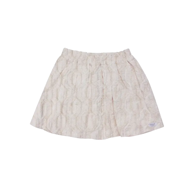 Raylen Skirt | Soft Taupe - Rose Chain