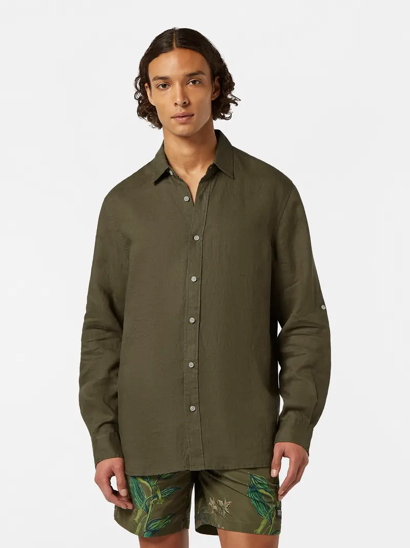 Regular Fit Linen Shirt
