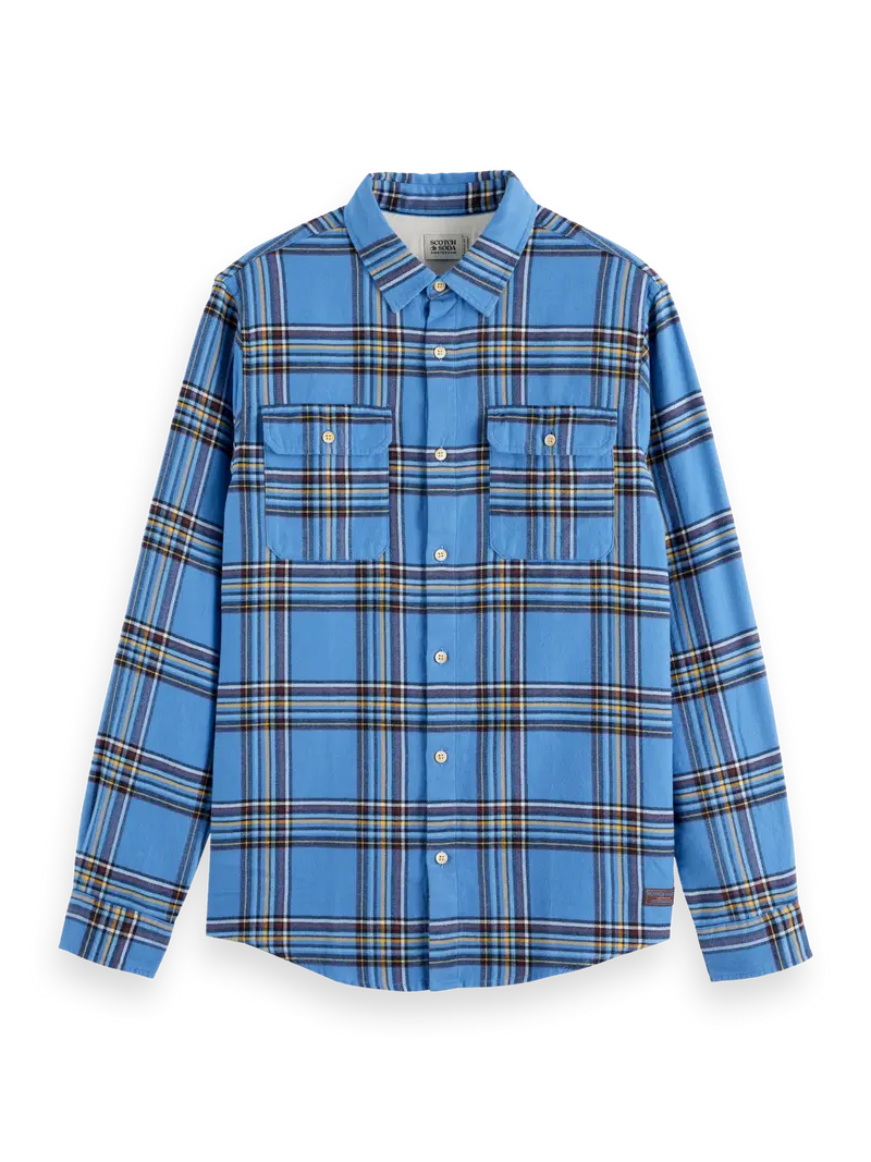 Regular-Fit Multi Flannel Check Shirt