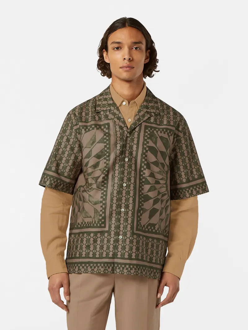 Relaxed Fit Placed Print Shirt