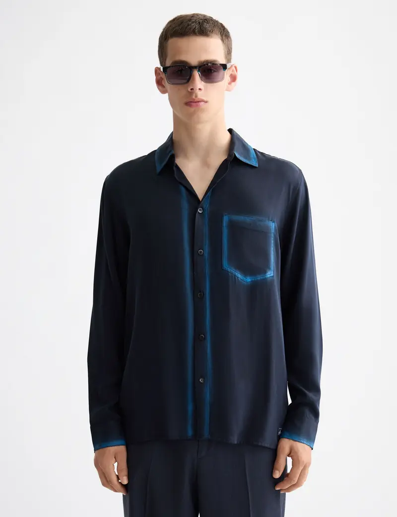Relaxed fit tencel shirt