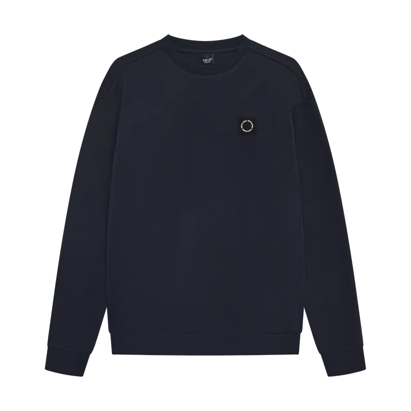 Rellix - Loose Fit Sweat Badge Brushed | Navy
