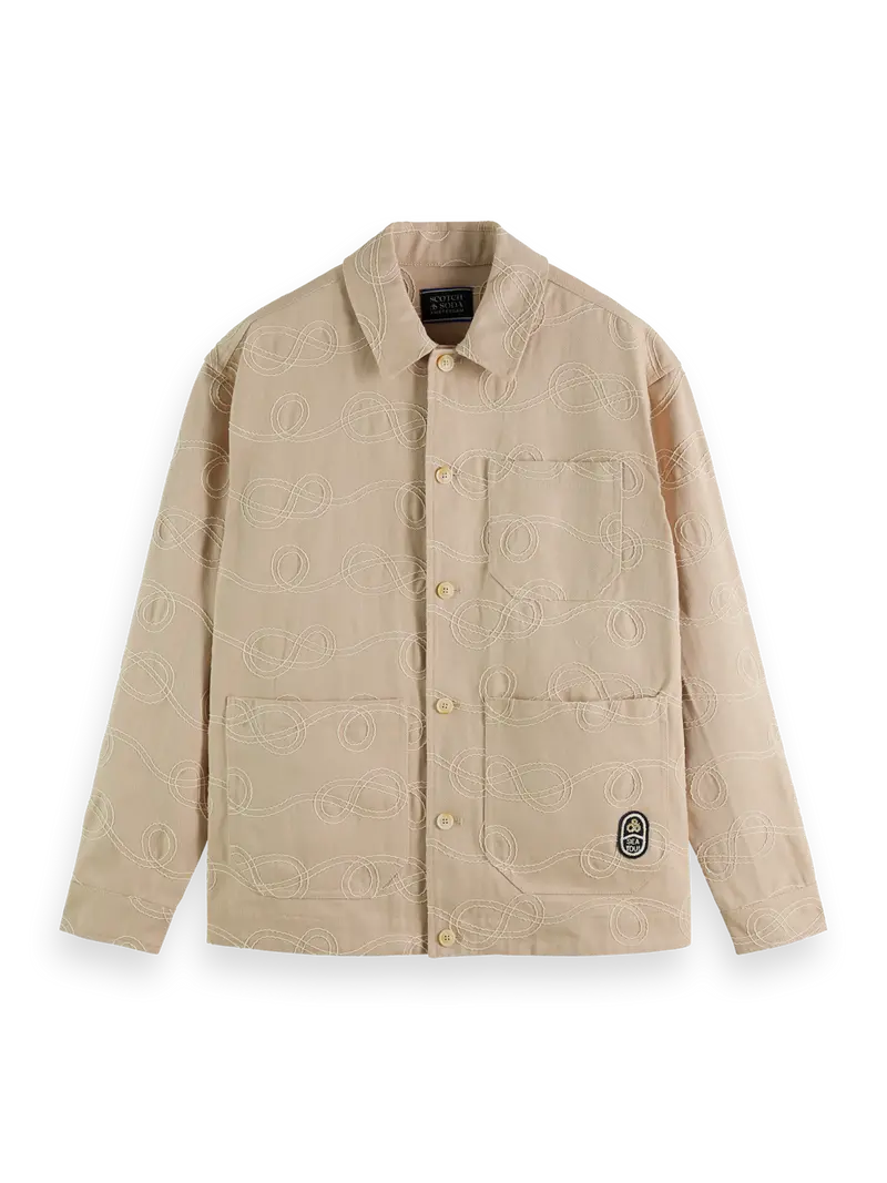 Robe Jacquard Twill Overshirt