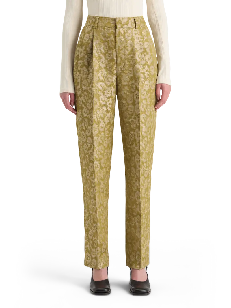 Robyn Ikat Leopard Relaxed Tapered Pant