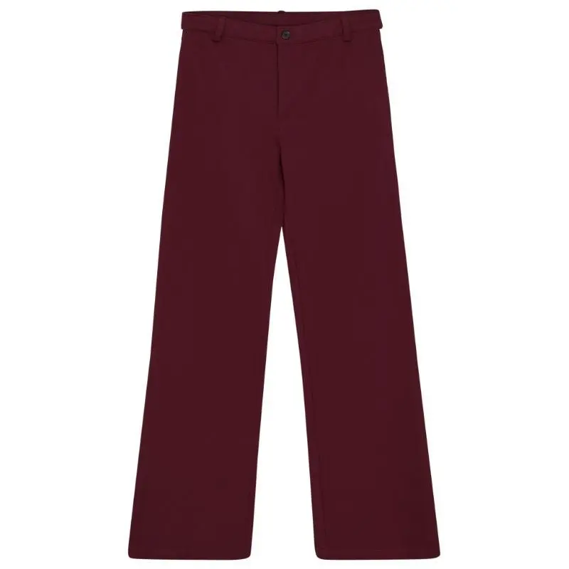 Rode broek Wide Leg