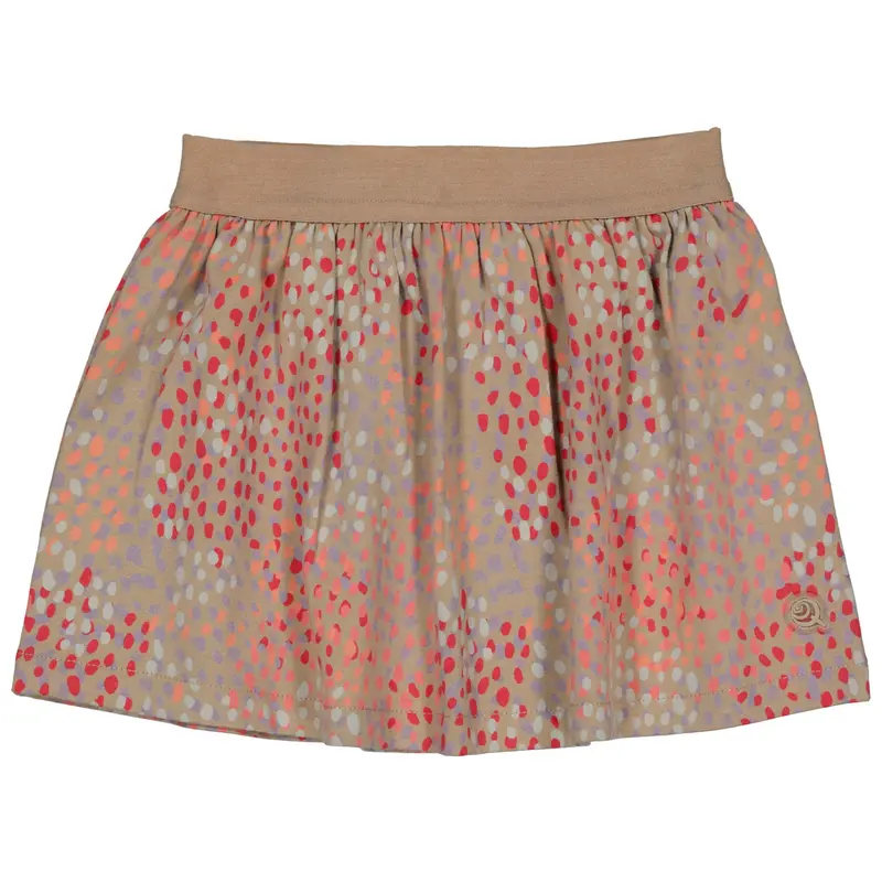 Rok Beige met stippen | AOP Multi Dot
