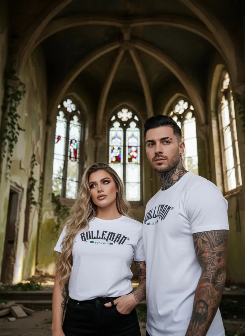 ROLLEMAN® Stanislav | Unisex T-shirt | Wit