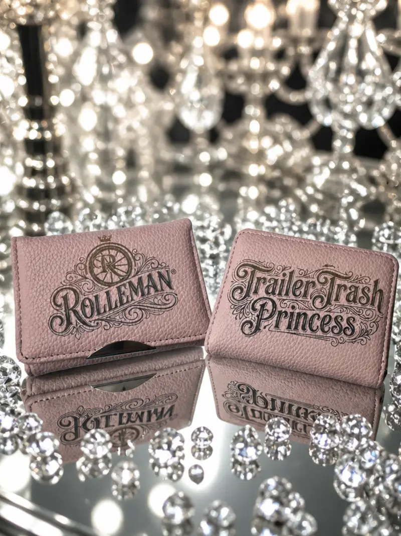 ROLLEMAN® Trailer Trash Princess Portemonnee — Pink