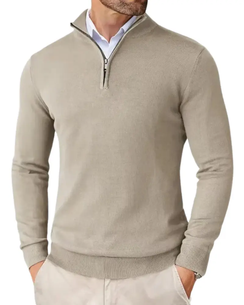 Romeo | Strickpullover mit Reißverschluss