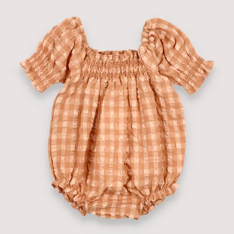 Romper Canyon Blush Check Baby